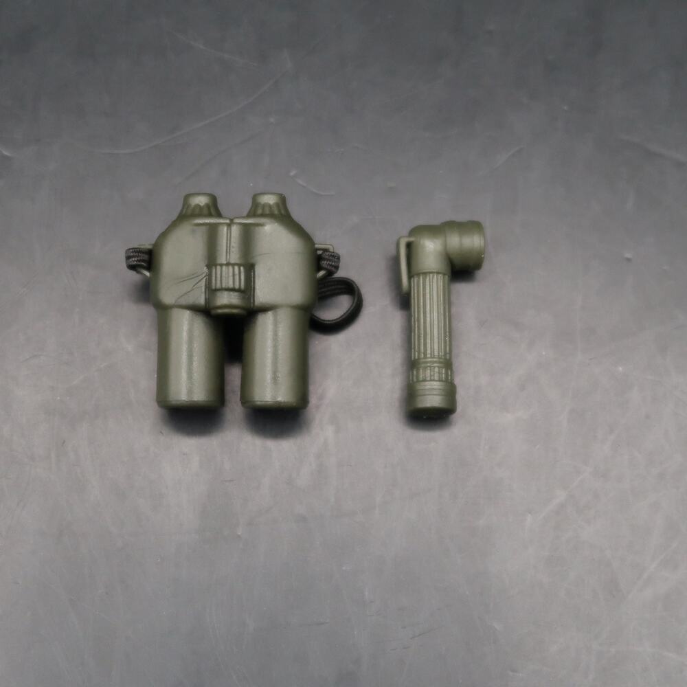 1:6 Scale Action Figure Military Accessories Set of 2 Binoculars Flashlight